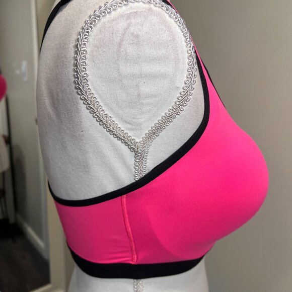 Victoria's Secret Hot Pink VSX Sport Knockout Front Close Sports Bra, Size 34DDD - Picture 9 of 16